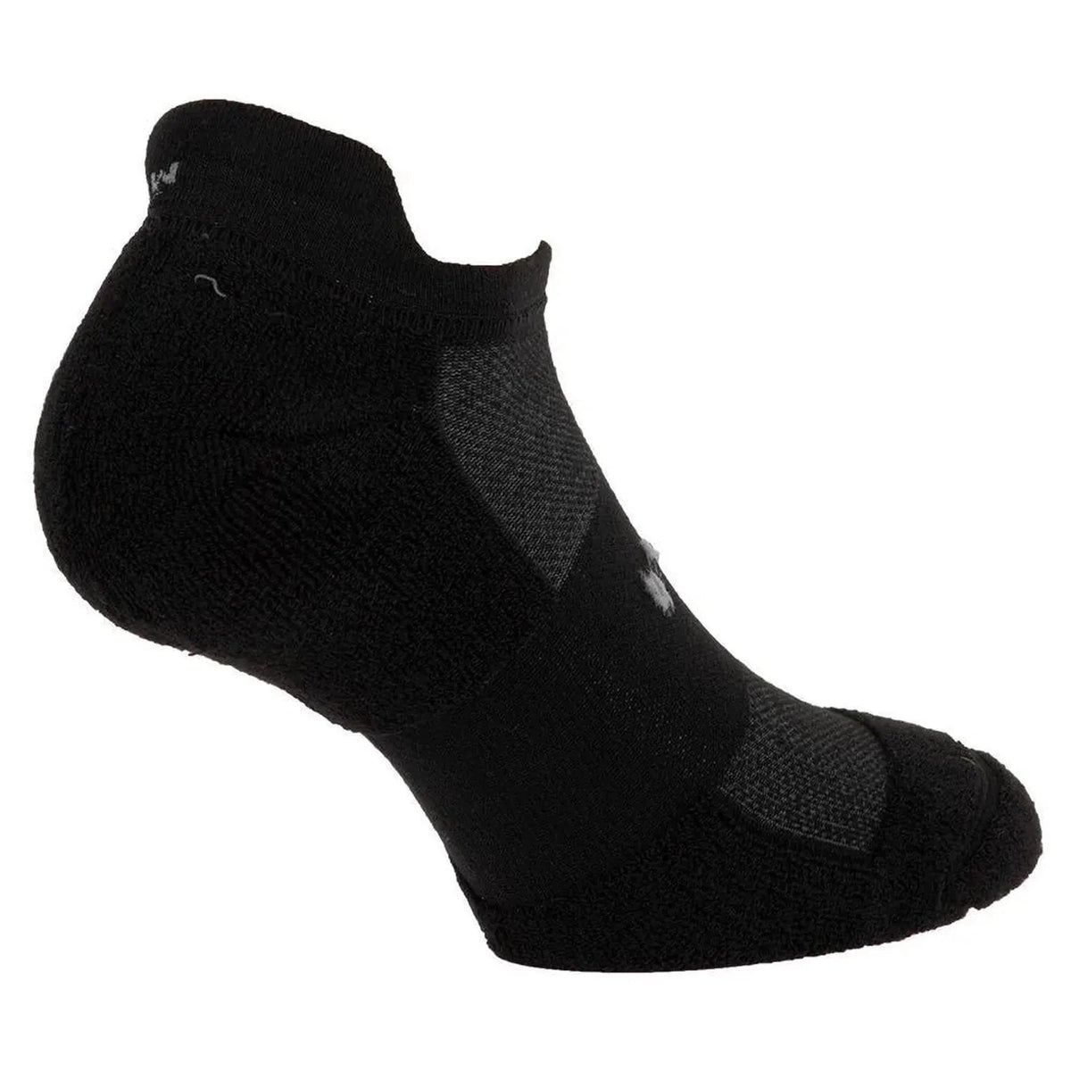 High Performance Max Cushion No Show Tab Socks Black - Kings Dr