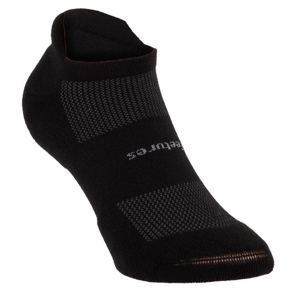 High Performance Max Cushion No Show Tab Socks Black - Kings Dr