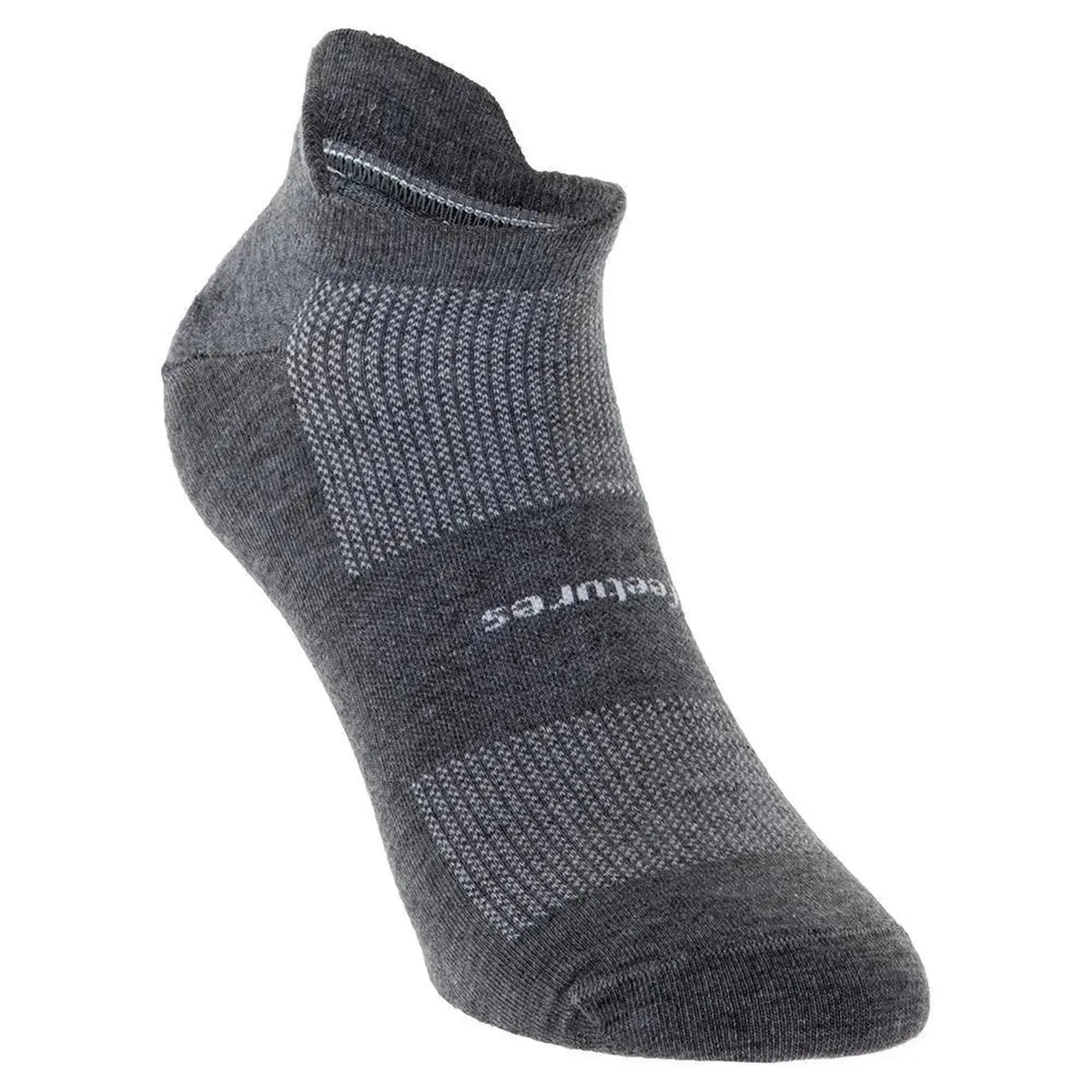 High Performance Ultra Light Cushion No Show Tab Socks Heather Gray - Kings Dr