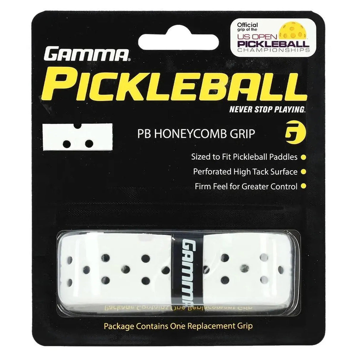 Honeycomb Pickleball Grip White - Kings Dr