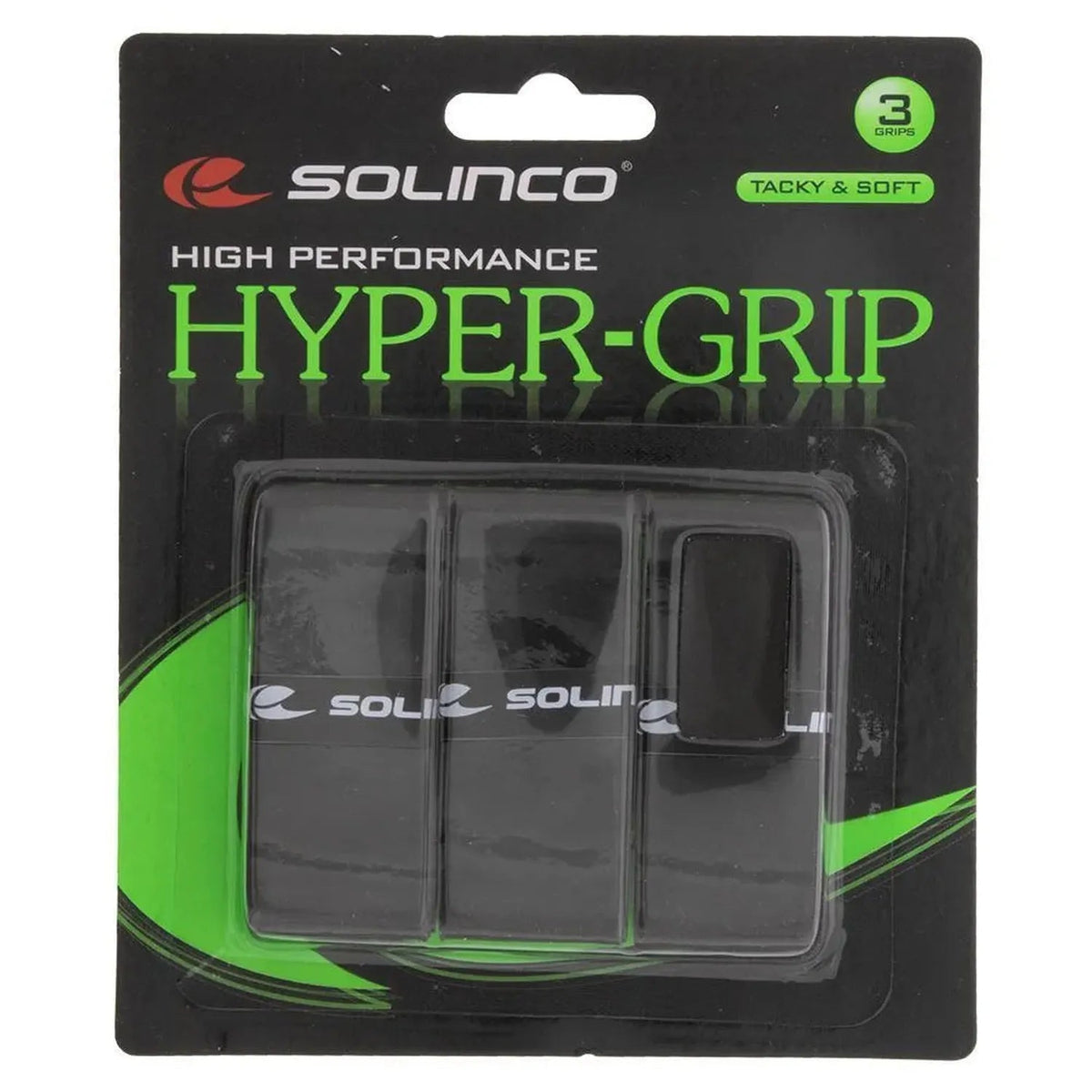 Hyper Extra Tacky Tennis Over Grip Black 3 Pack - Kings Dr