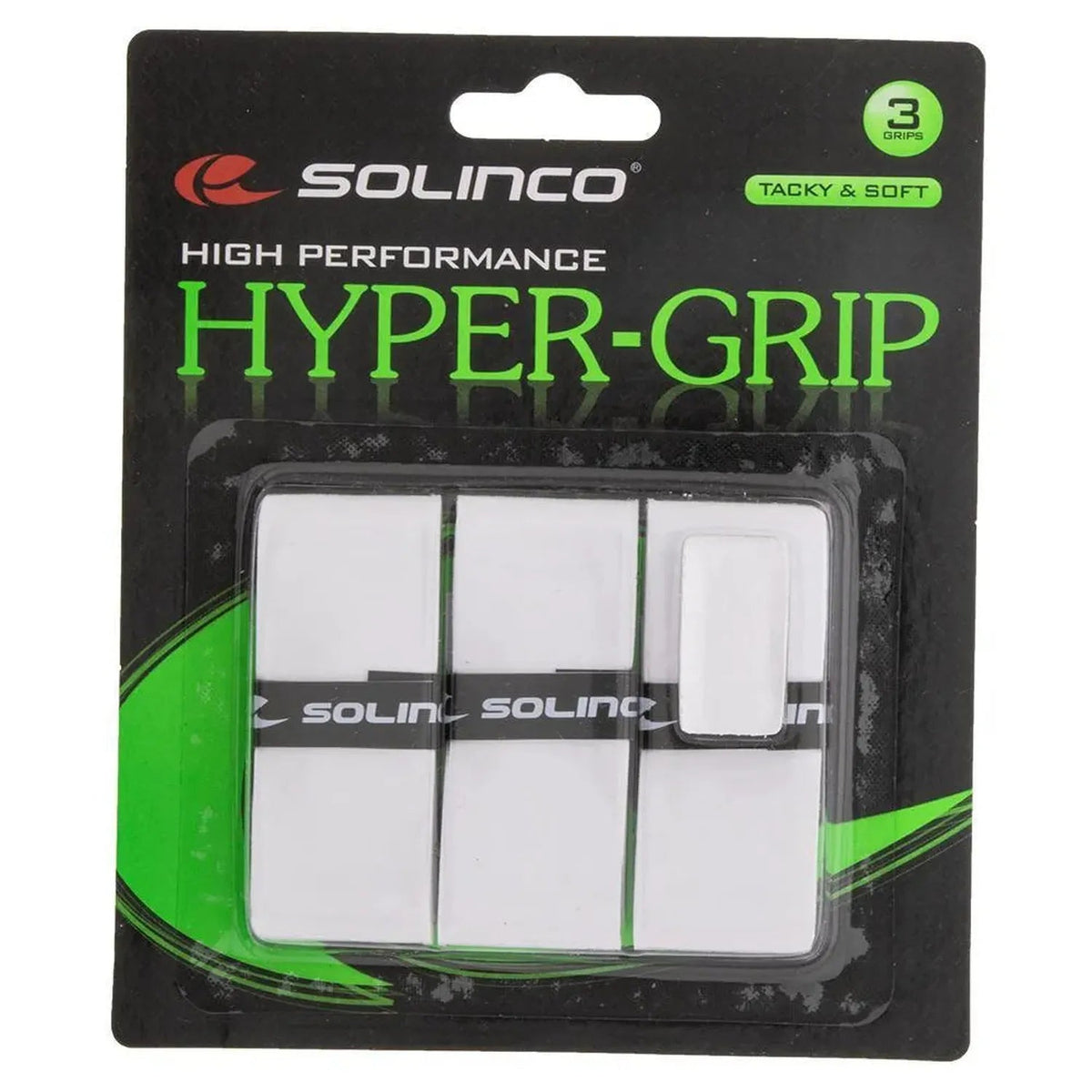 Hyper Extra Tacky Tennis Over Grip White 3 Pack - Kings Dr