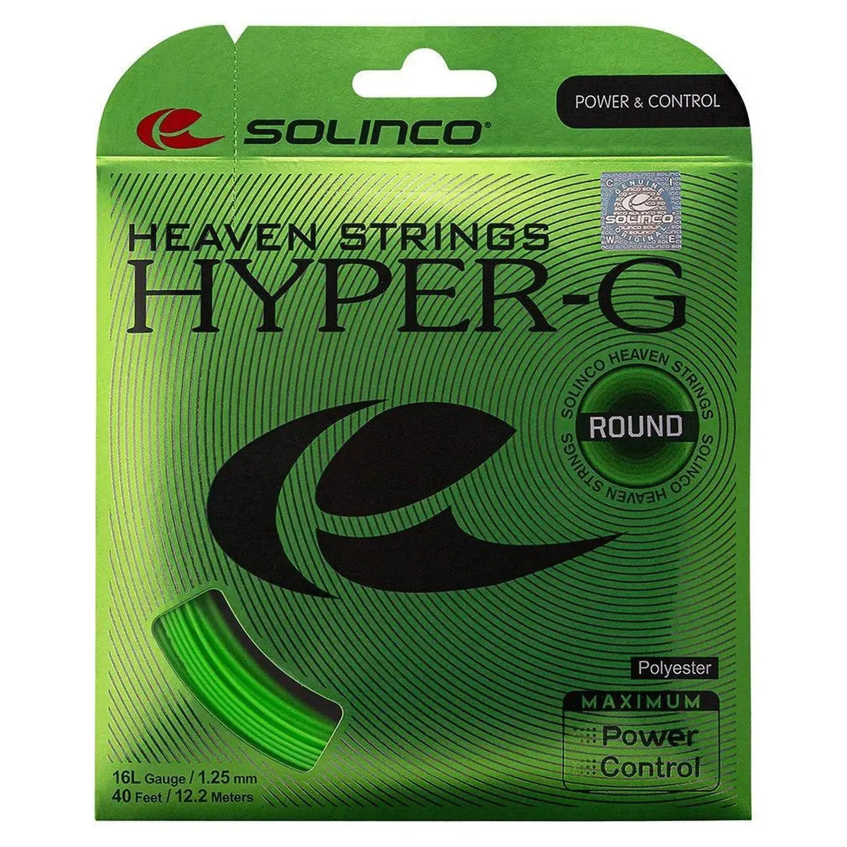 Hyper-G Round Tennis String Hybrid Set - Kings Dr