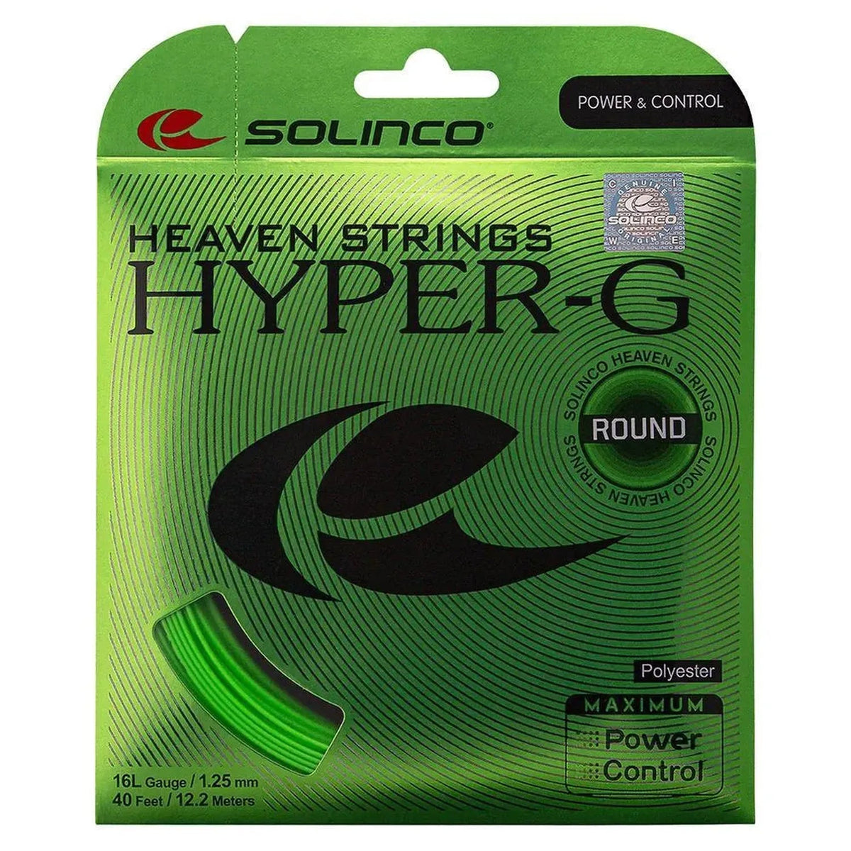 Hyper-G Round Tennis String Hybrid Set - Kings Dr