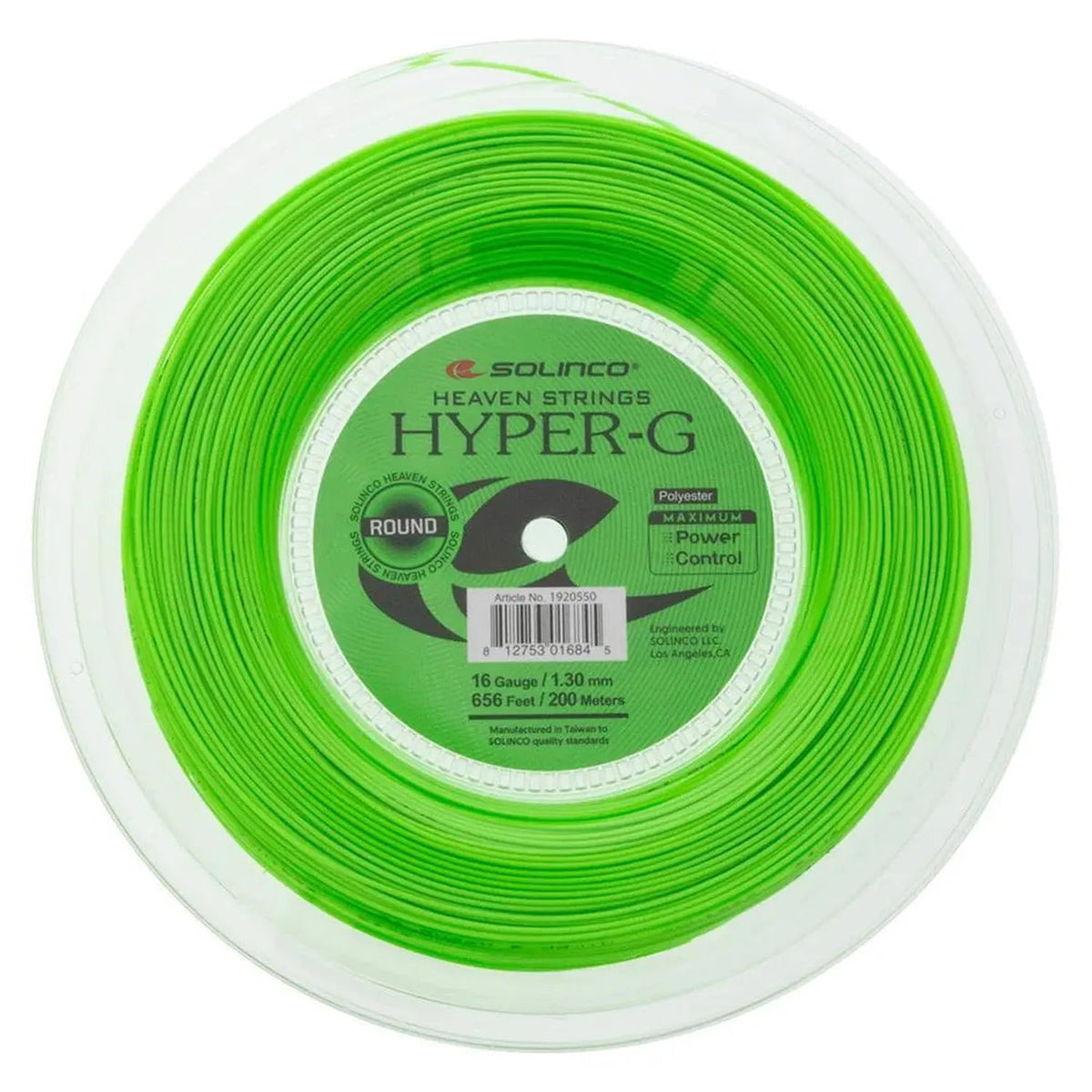 Hyper-G Round Tennis String Reel - Kings Dr