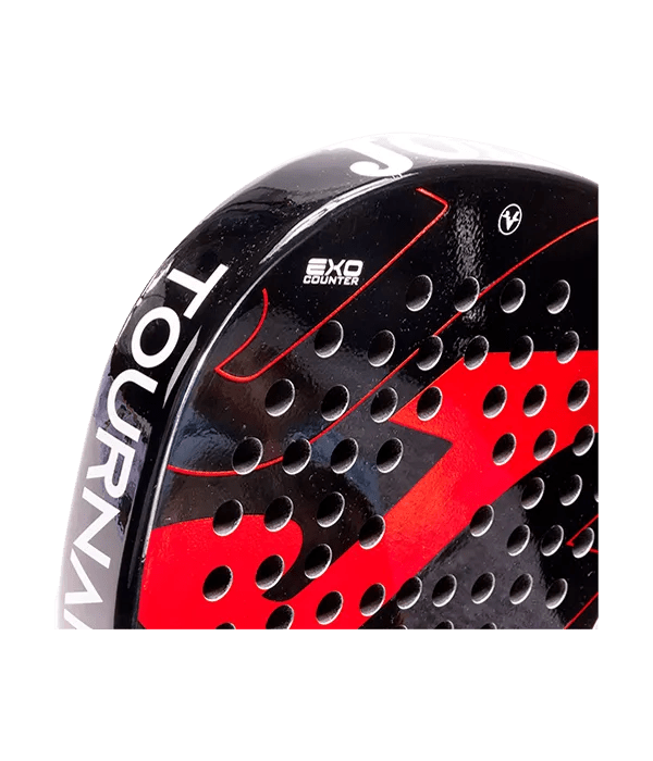 Joma Tournament Flex Negro/Rojo 2025 Padel Racket - Kings Dr