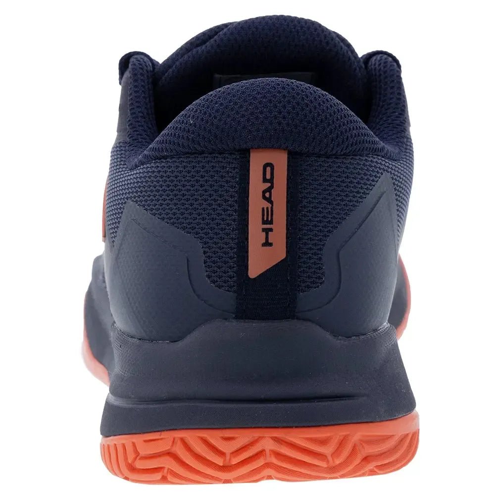 Juniors Sprint Pro 4.0 Tennis Shoes Dark Blue and Red - Kings Dr