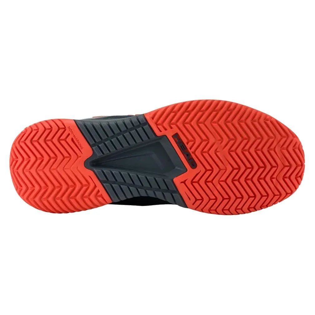 Juniors Sprint Pro 4.0 Tennis Shoes Dark Blue and Red - Kings Dr