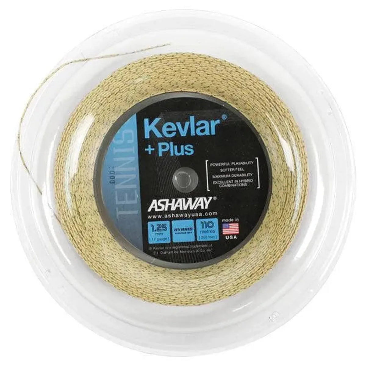 Kevlar Plus 1.25/17G 360 Foot Tennis String Reel - Kings Dr