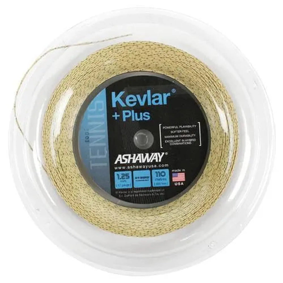 Kevlar Plus 1.25/17G 360 Foot Tennis String Reel - Kings Dr