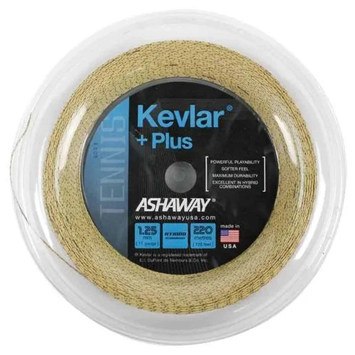 Kevlar Plus 1.25/17G 720 Foot Tennis String Reel - Kings Dr