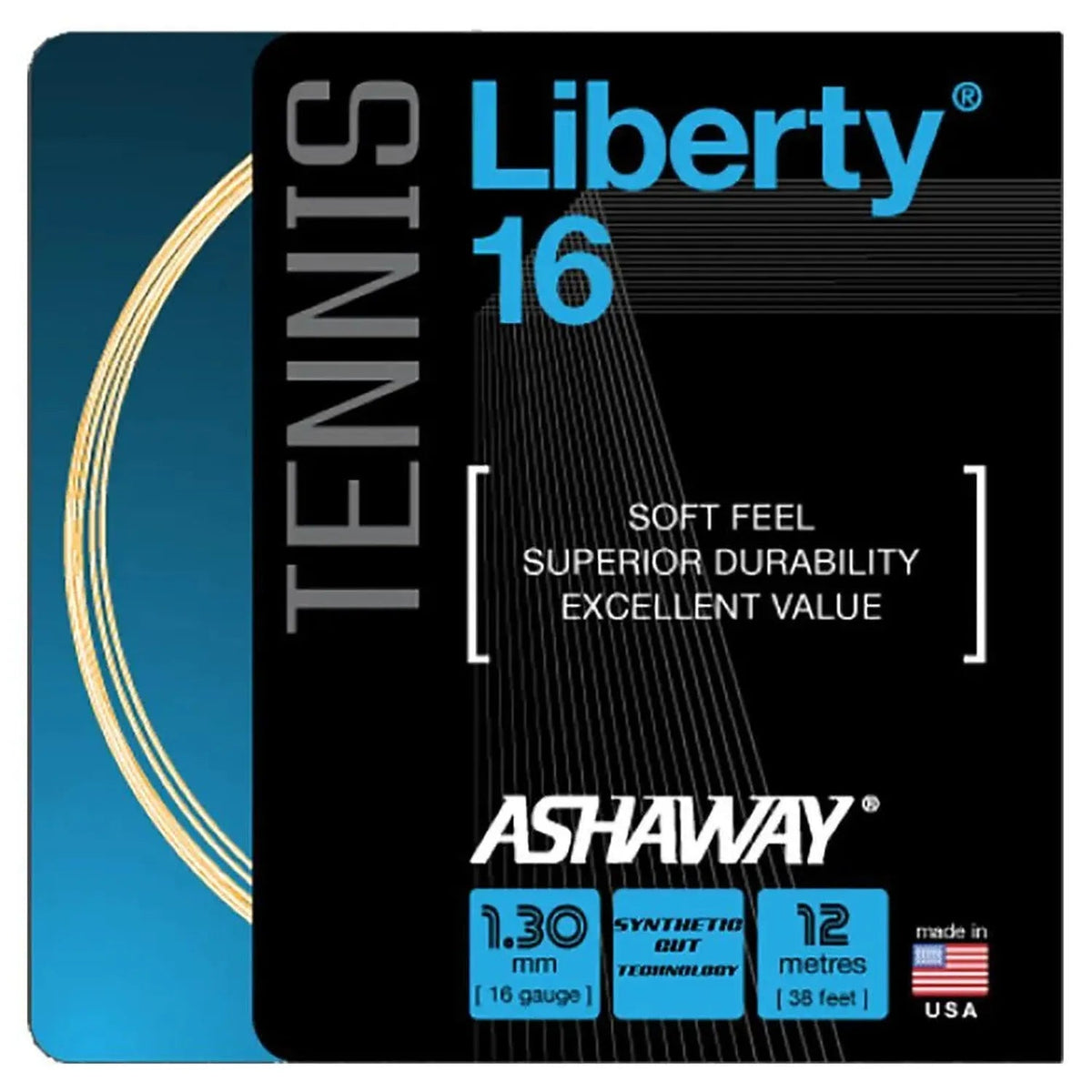 Liberty 16G Tennis String - Kings Dr