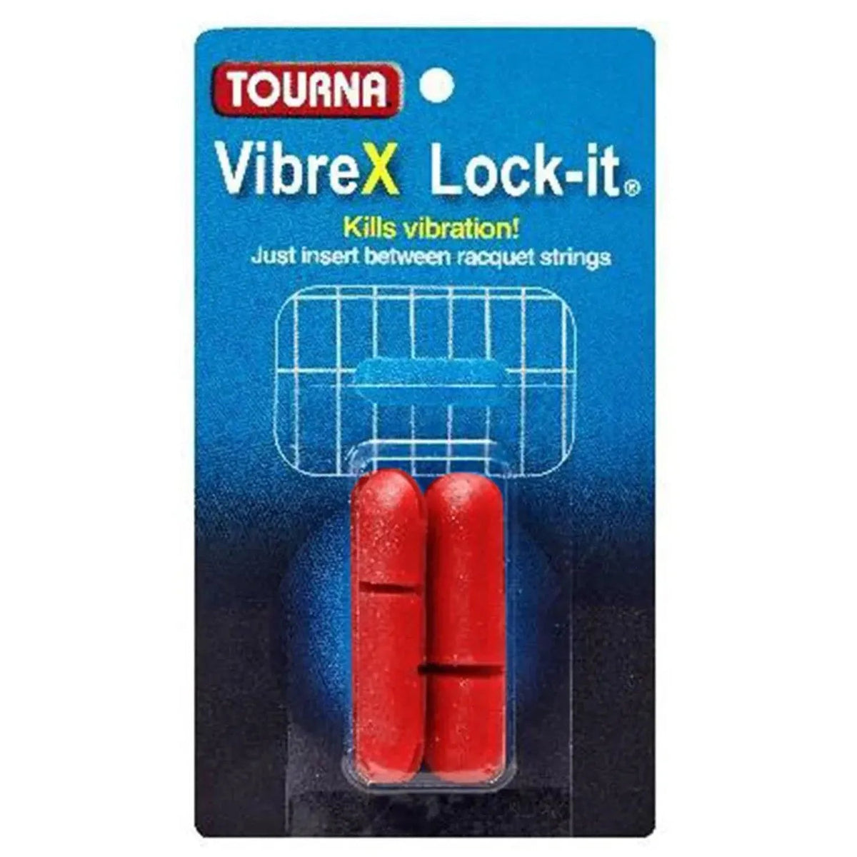 Locking Tennis Dampeners Red - Kings Dr