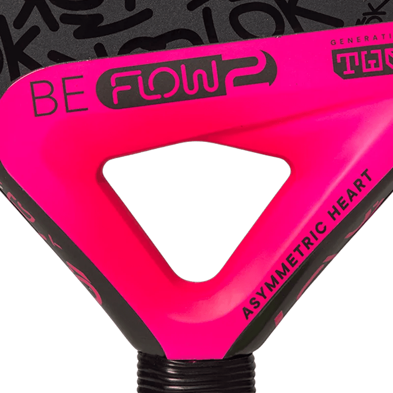 LOK Be Flow Gen 2 Pink/Green 2026 Padel Racket - Kings Dr