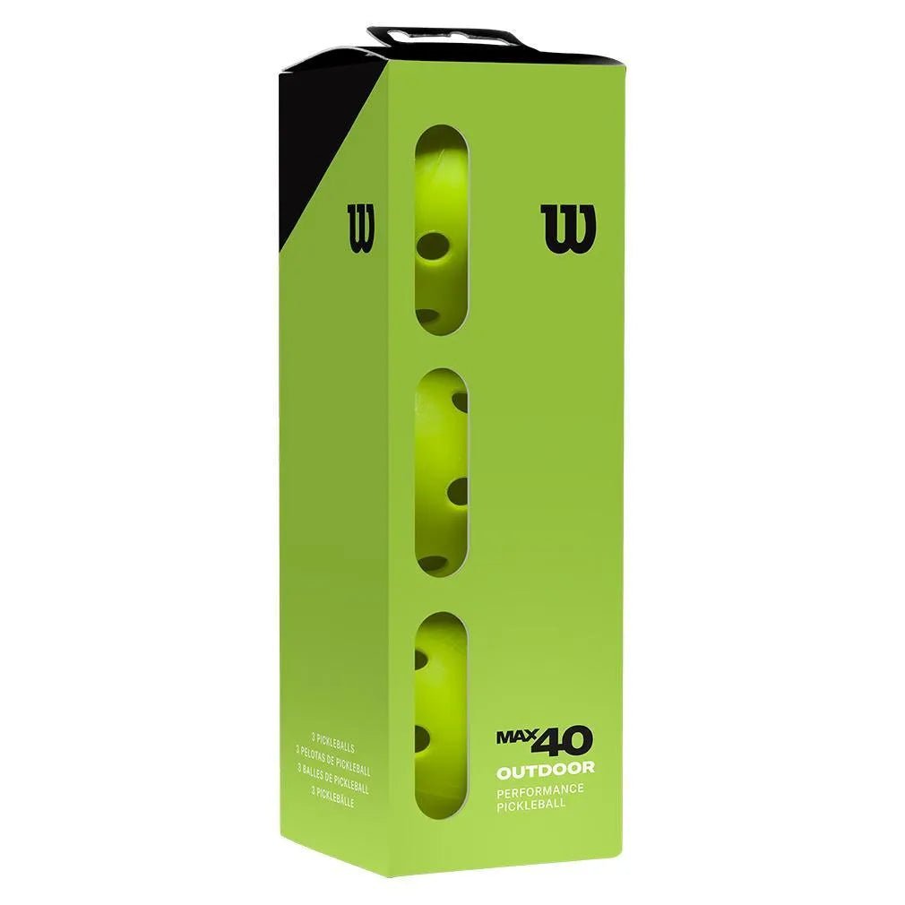 Max 40 Outdoor Pickleball 3 Pack Green - Kings Dr