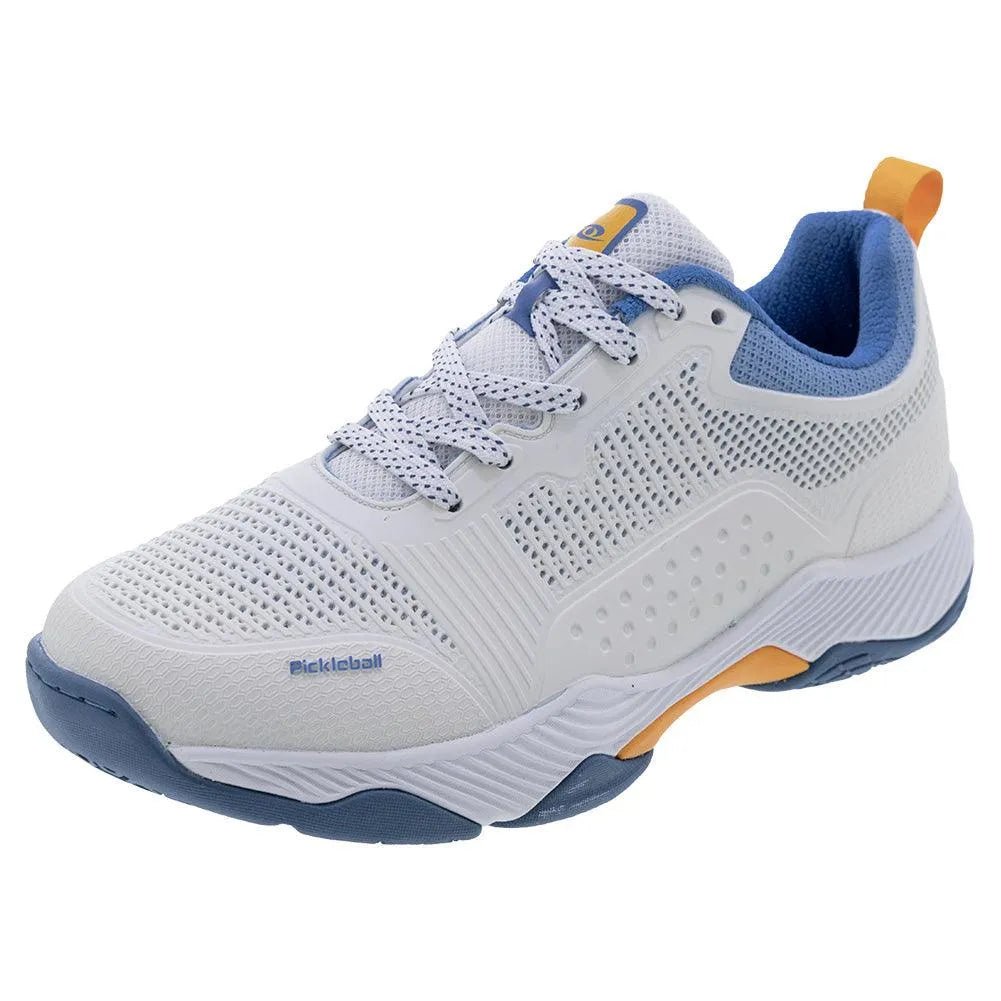 Men's Fresh Shot Santorini Pickleball Shoes Royal and White - Kings Dr