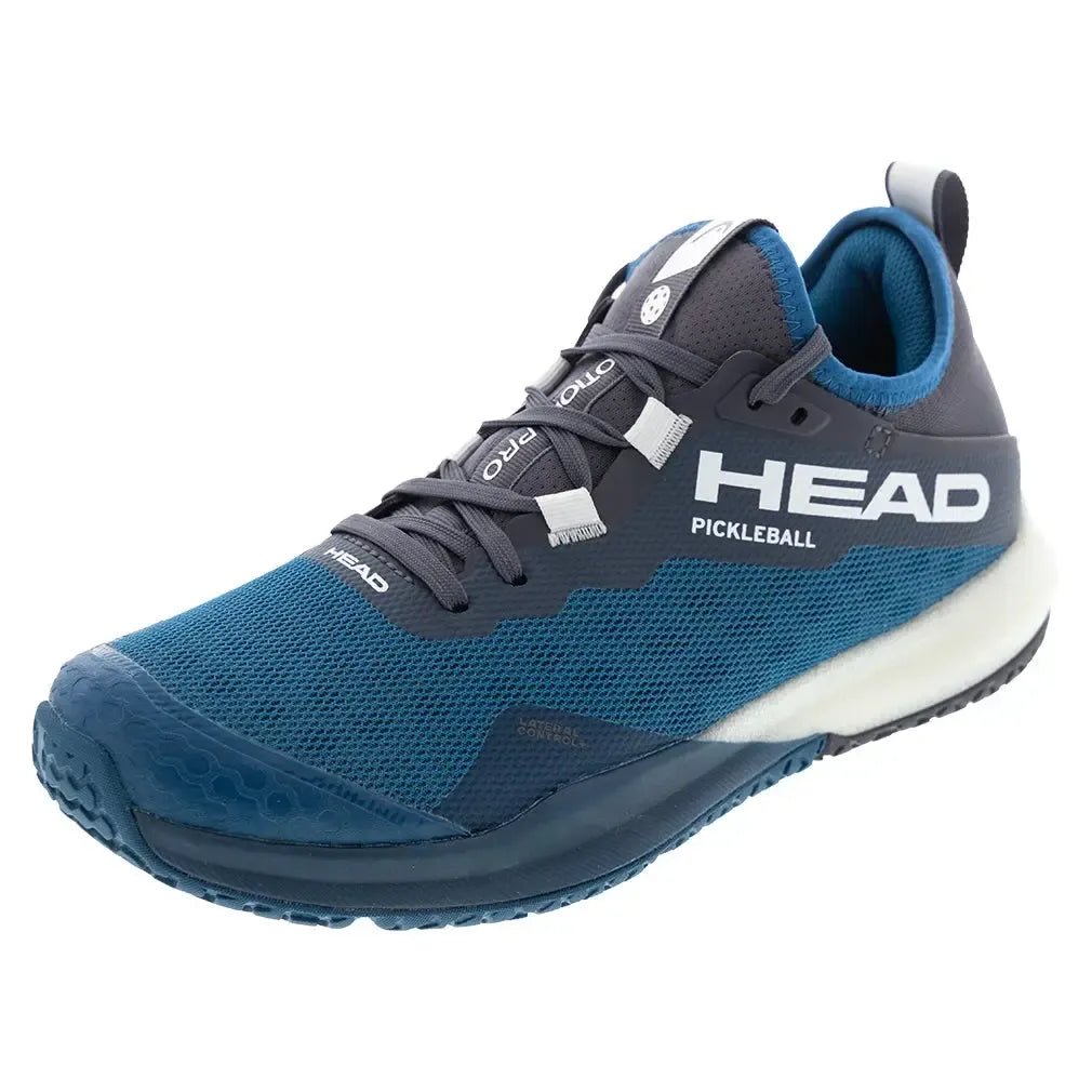 Men's Motion Pro Pickleball Shoes Twilight Blue and White - Kings Dr