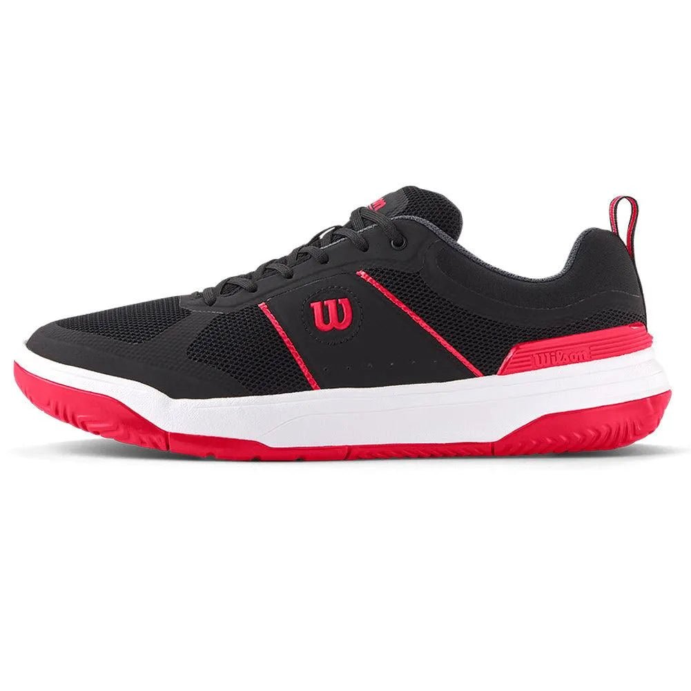 Men's Pickle Pro Pickleball Shoes Black and Infrared - Kings Dr