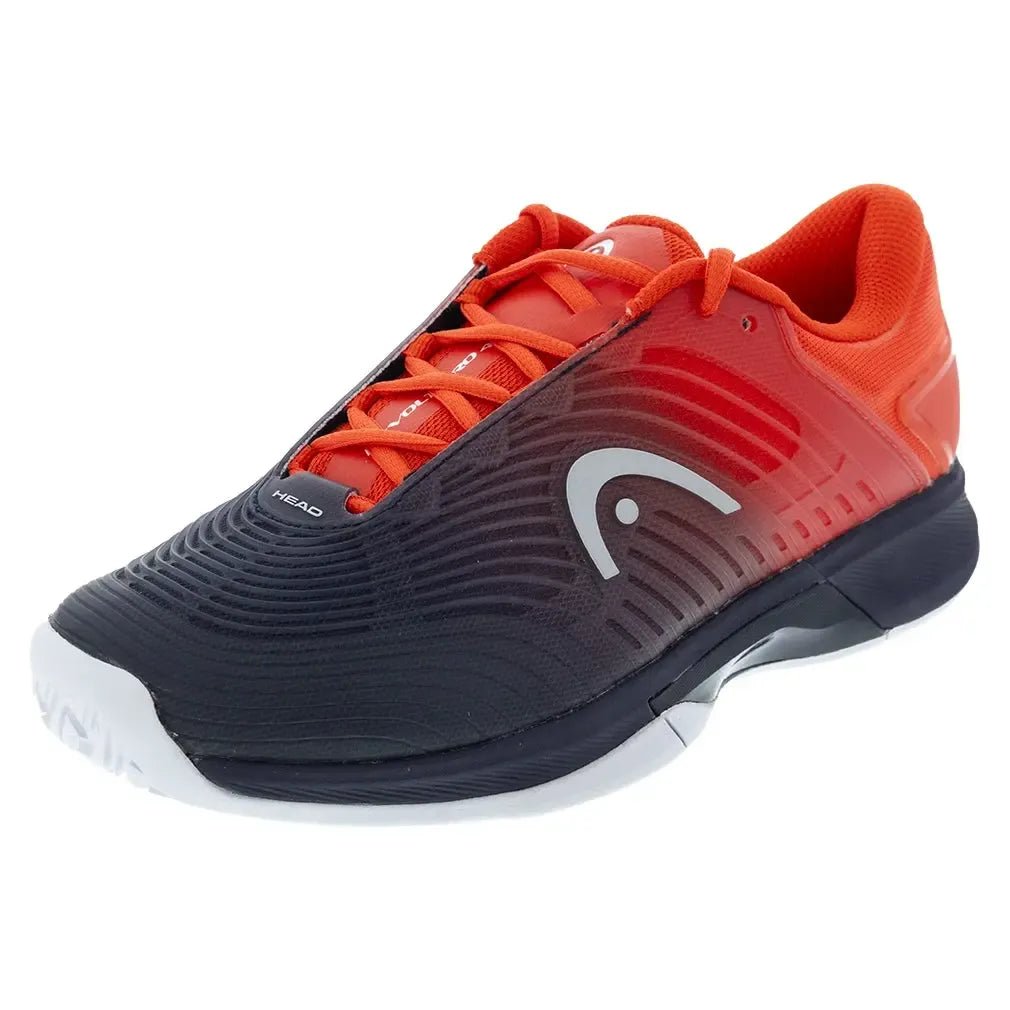 Men's Revolt Pro 4.5 Tennis Shoes Dark Blue and Red - Kings Dr
