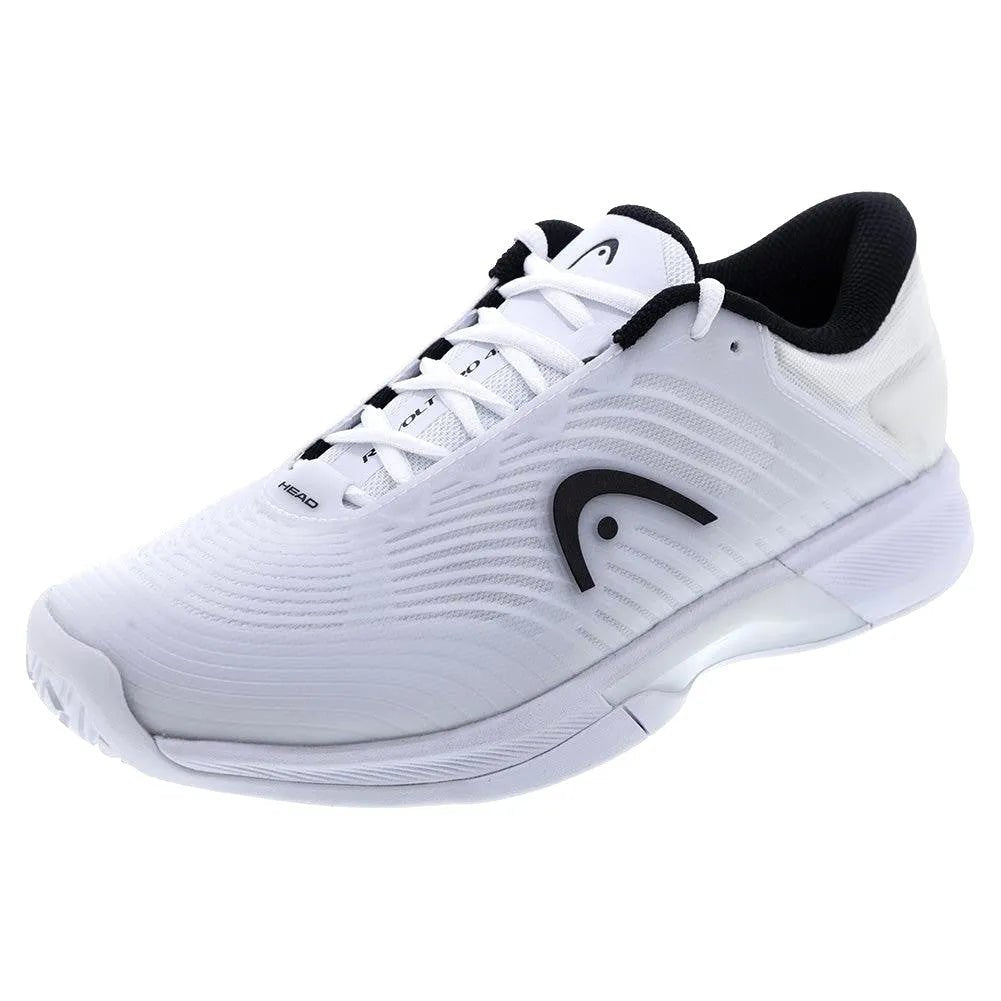 Men's Revolt Pro 4.5 Tennis Shoes White and Black - Kings Dr