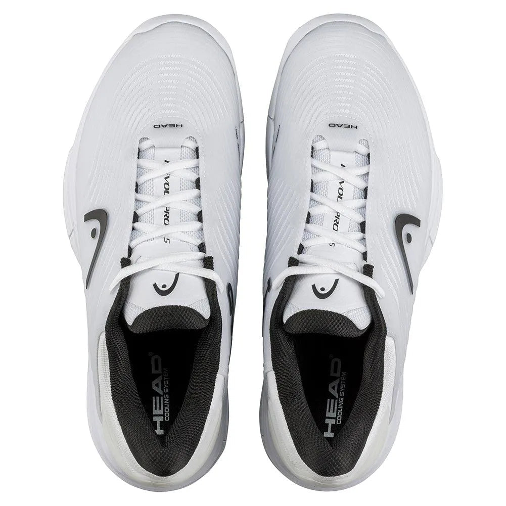 Men's Revolt Pro 4.5 Tennis Shoes White and Black - Kings Dr
