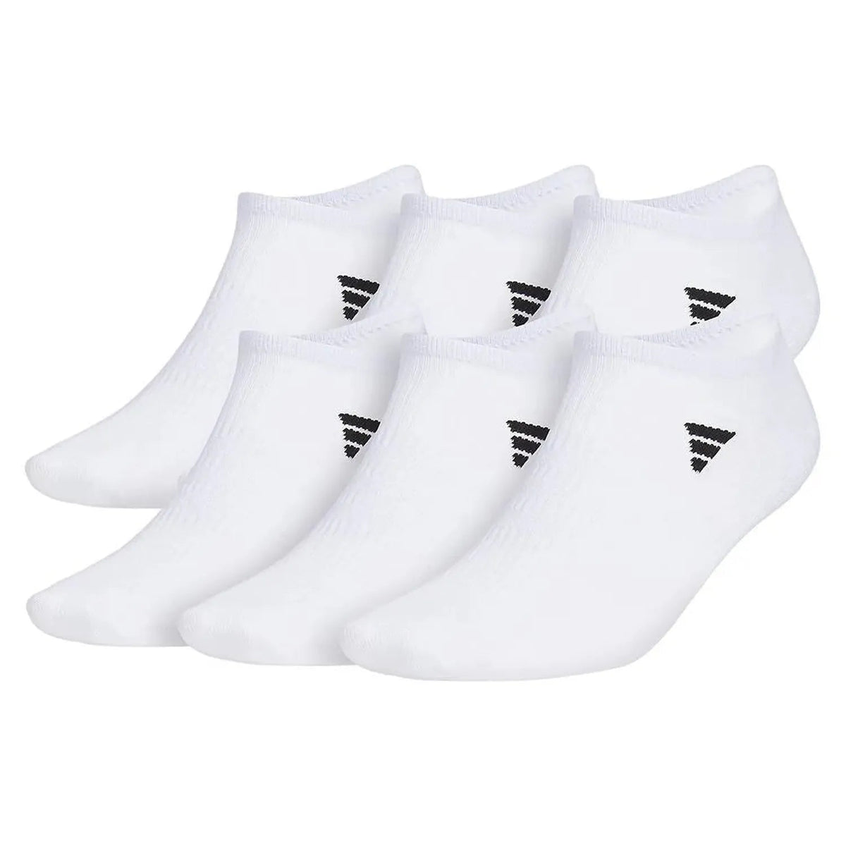 Men's Superlite 3.0 6 Pack No Show Tennis Socks White and Black - Kings Dr