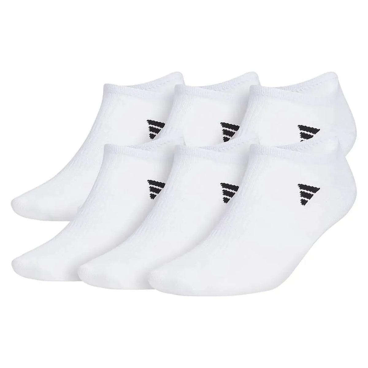 Men's Superlite 3.0 6 Pack No Show Tennis Socks White and Black - Kings Dr