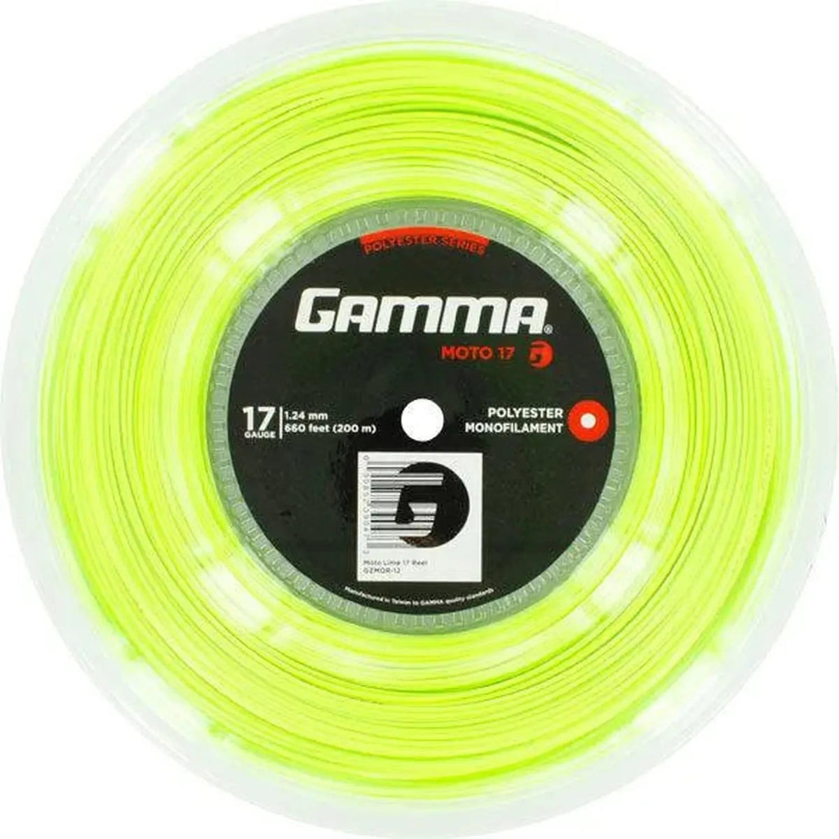 Moto 17G Tennis String Reel Lime - Kings Dr