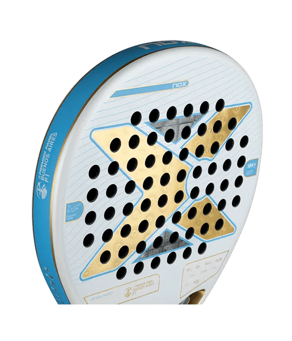 NOX AT10 Luxury Genius 18K Alum Agustin Tapia Edicion Especial Buenos Aires 2025 Padel Racket - Kings Dr