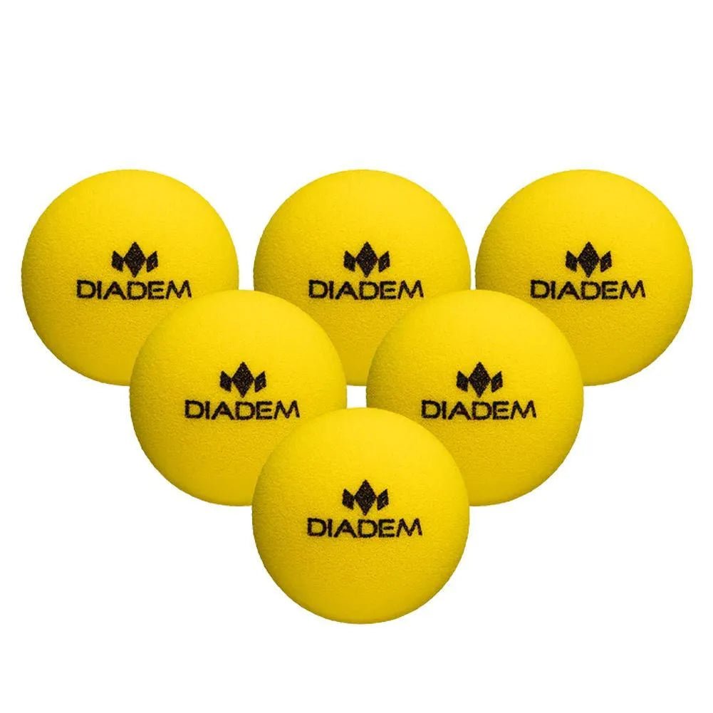 Official Quiet Pickleball 6 Pack Yellow - Kings Dr