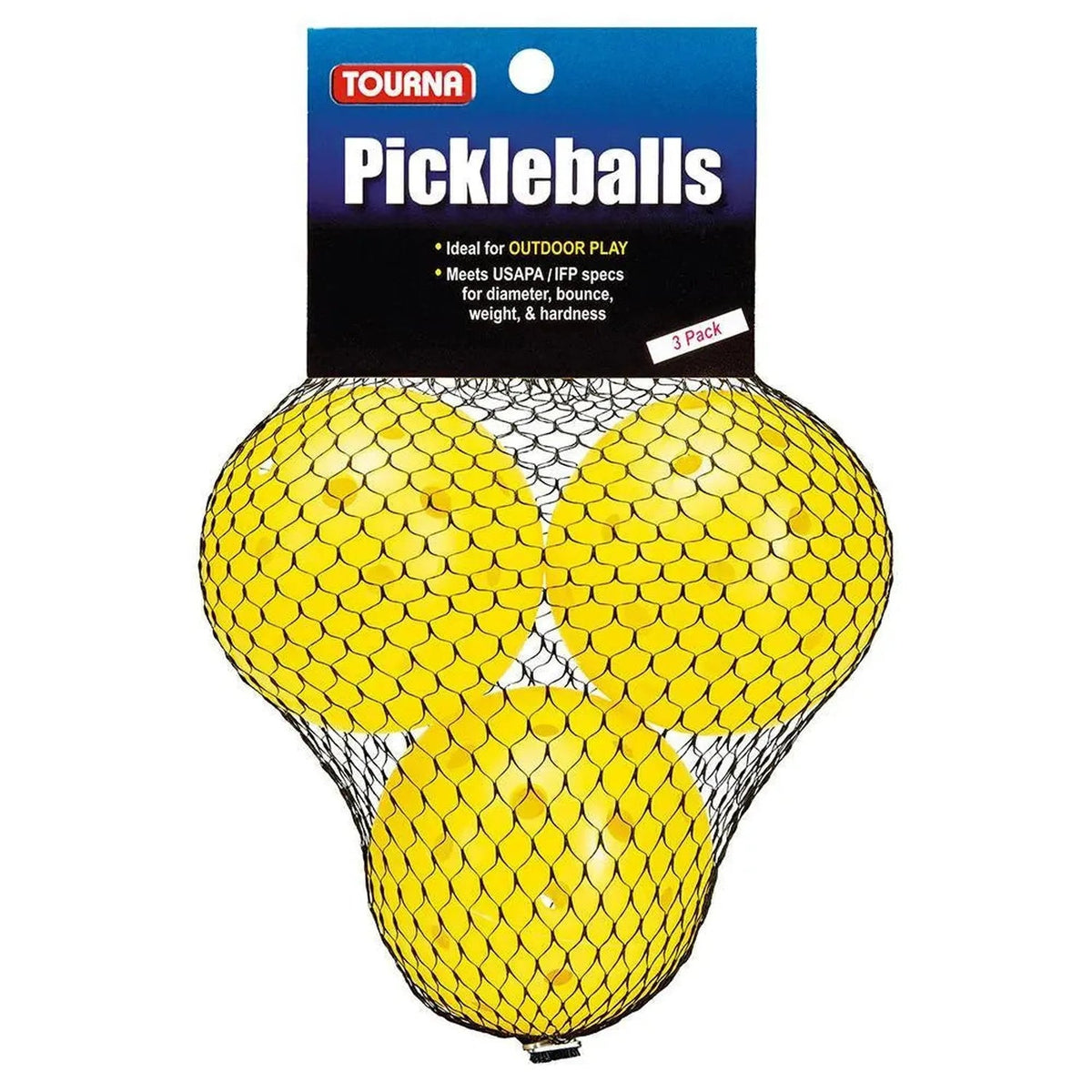 Outdoor Pickleballs 3 Pack Yellow - Kings Dr