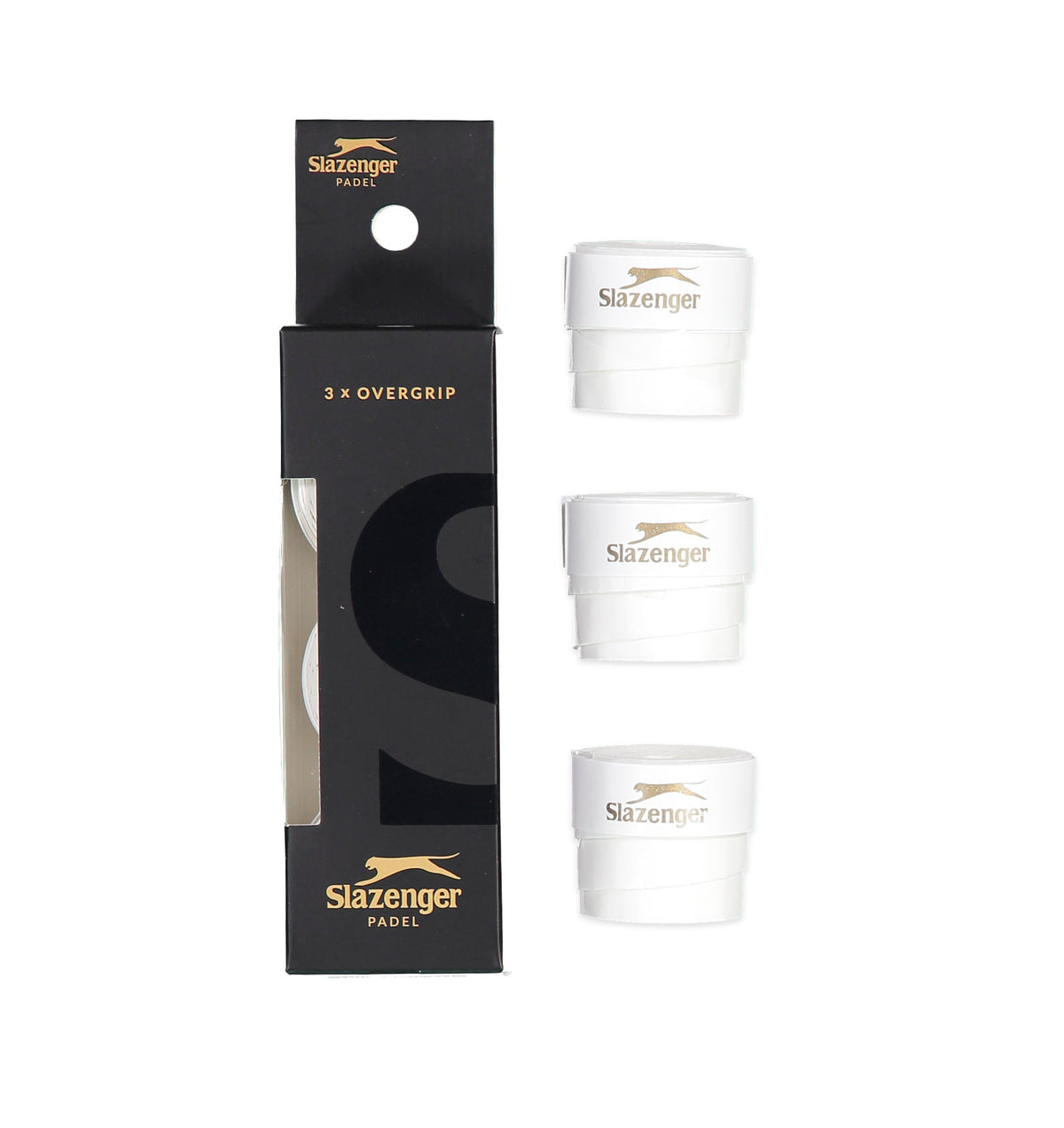 Slazenger Padel Overgrips | Emerson White x3
