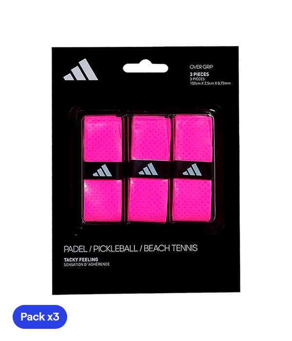 Overgrips Adidas Perforado Rosa (Pack x3) - Kings Dr