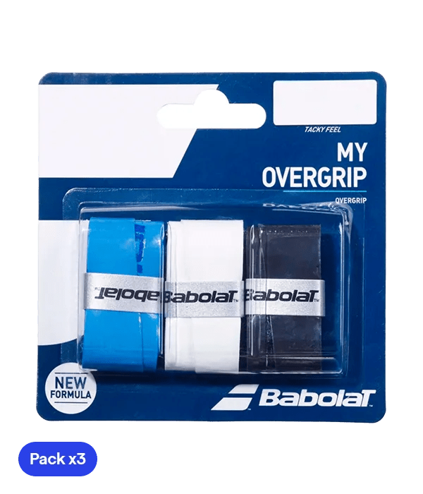 Overgrips Babolat My Overgrip Azul/Blanco/Negro (Pack x3) - Kings Dr
