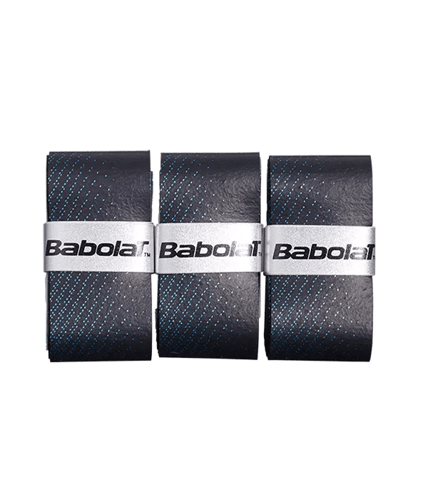 Overgrips Babolat VS Original Liso Negro/Azul (Pack x3) - Kings Dr