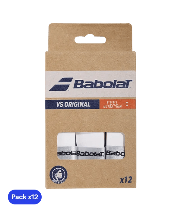 Overgrips Babolat VS Original Liso White (Pack x12) - Kings Dr