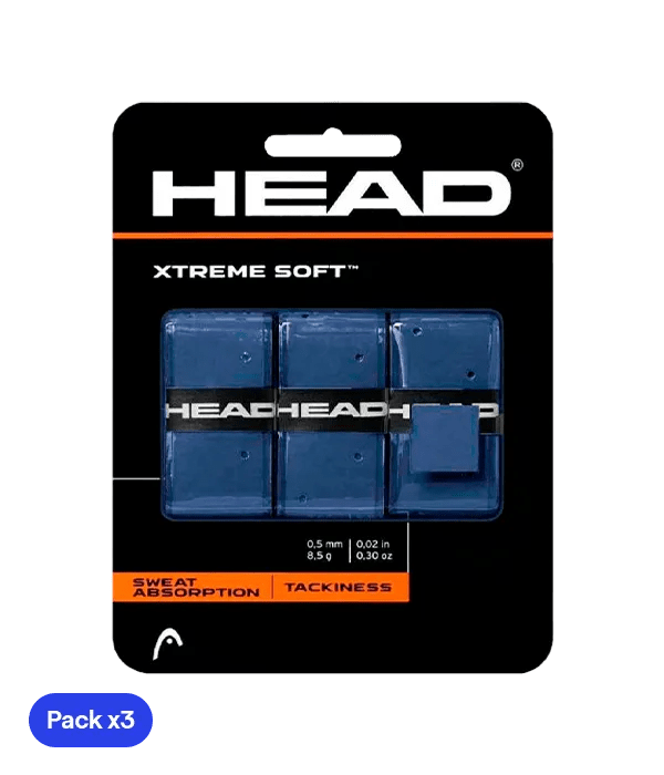 Overgrips HEAD XtremeSoft Azul (Pack x3) - Kings Dr