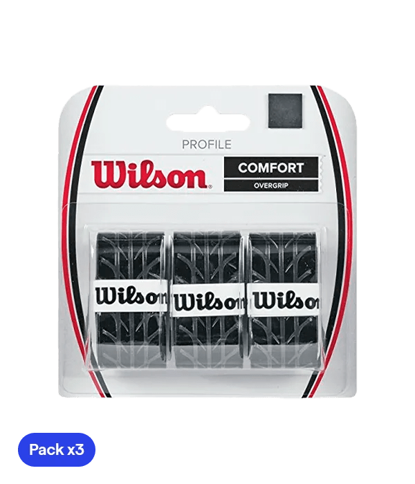 Overgrips Wilson Profile Comfort Negro (Pack x3) - Kings Dr