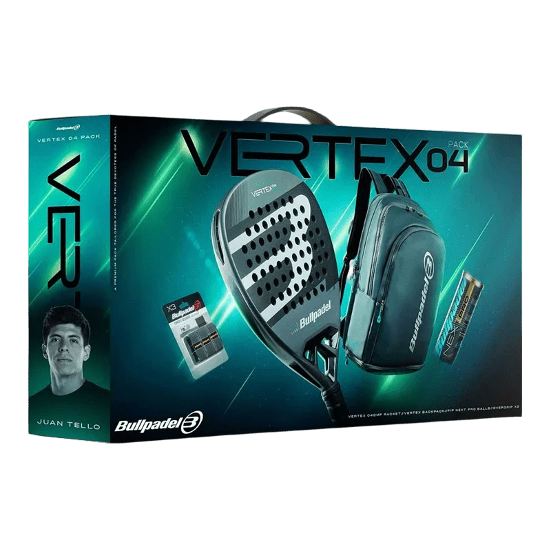 Pack Bullpadel Vertex 04 Men 2025 Padel Racket - Kings Dr