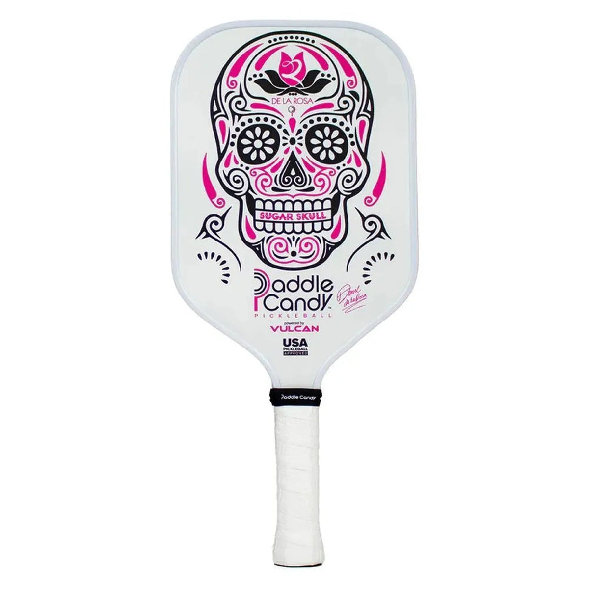 Paddle Candy Sugar Skull DLR Edition Pickleball Paddle White - Kings Dr