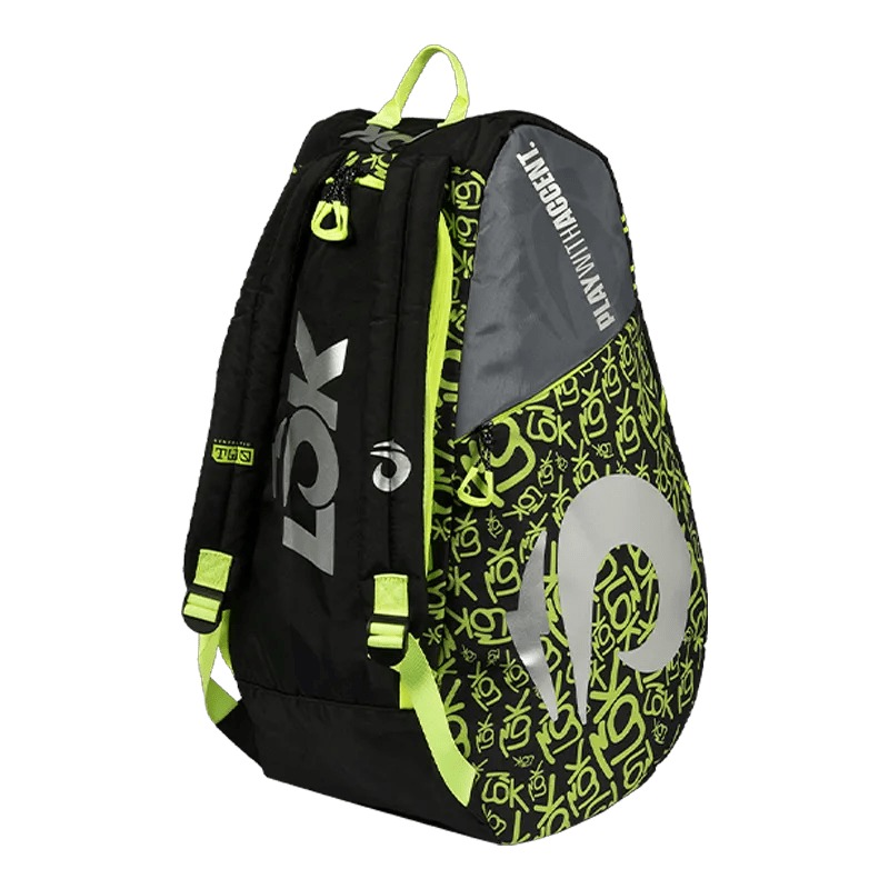 Padel Bag LOK Gen 2 Black/Green 2026 - Kings Dr