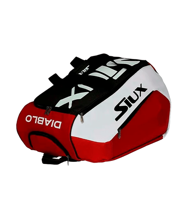 Padel Bag Siux Diablo Sanyo Blanco/Granate 2025 - Kings Dr