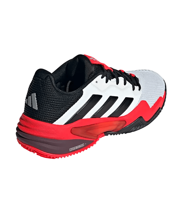 Padel Shoes Adidas Barricade 13 CL Blanco/Rojo - Kings Dr