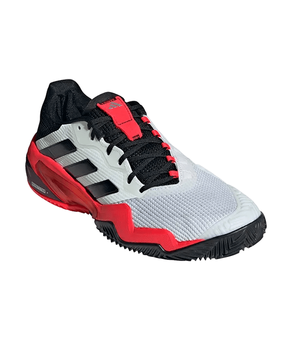 Padel Shoes Adidas Barricade 13 CL Blanco/Rojo - Kings Dr