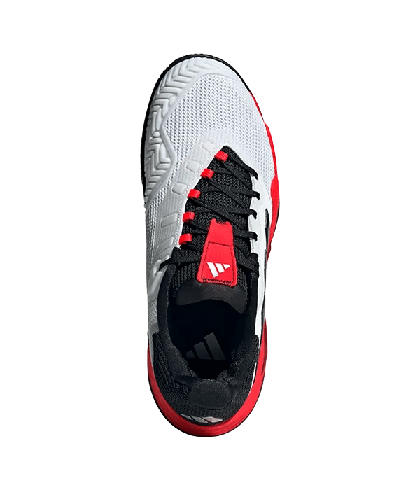 Padel Shoes Adidas Barricade 13 CL Blanco/Rojo - Kings Dr