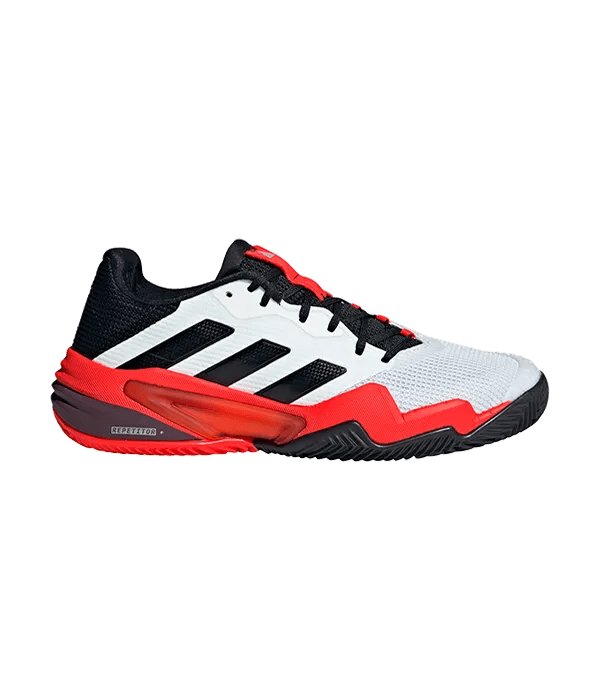 Padel Shoes Adidas Barricade 13 CL Blanco/Rojo - Kings Dr