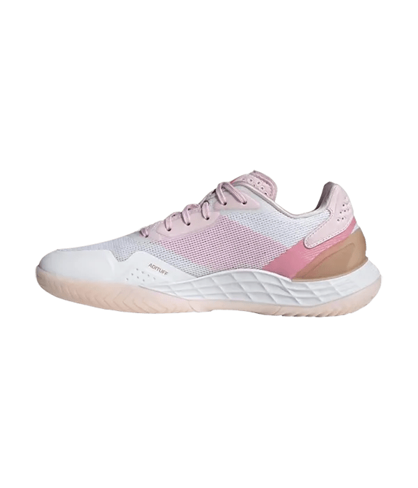 Padel Shoes Adidas Defiant Speed 2 White Perla/Rosa Mujer 2025 - Kings Dr