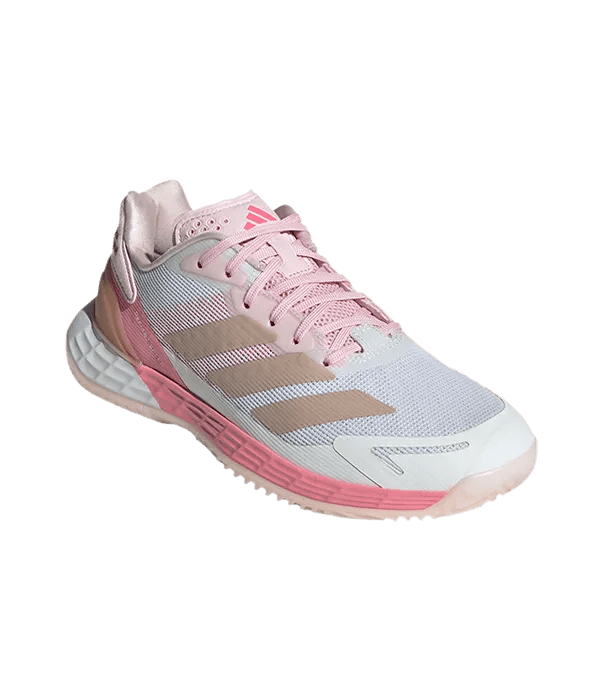 Padel Shoes Adidas Defiant Speed 2 White Perla/Rosa Mujer 2025 - Kings Dr