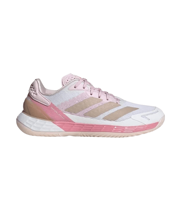 Padel Shoes Adidas Defiant Speed 2 White Perla/Rosa Mujer 2025 - Kings Dr