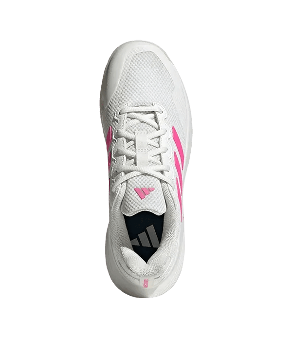 Padel Shoes Adidas GameCourt 2 Mujer Blanco/Rosa 2025 - Kings Dr